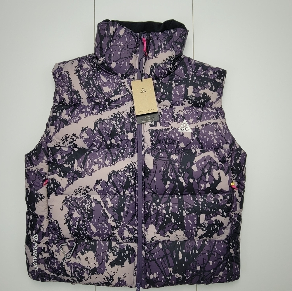 Nike ACG Lunar Lake Therma-FIT ADV Vest FV7331-573 Womens Sz Small Primaloft New